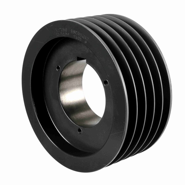 5 Groove Cast Iron Bushed Bore Multiple Sheave, 5B5V86